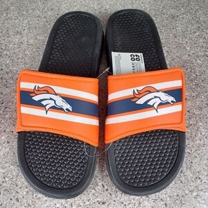 Denver Broncos NFL Football Fan Slide Sandals Shoes Size Men's 11/12